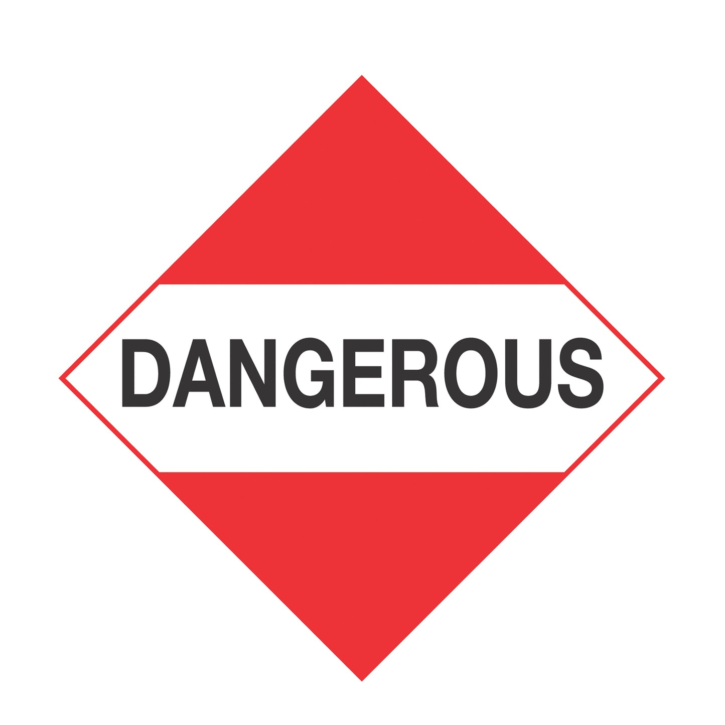 Hazard Class 10: Mixed Load Dangerous Placard Sign | Transportation Placards Decal Stickers