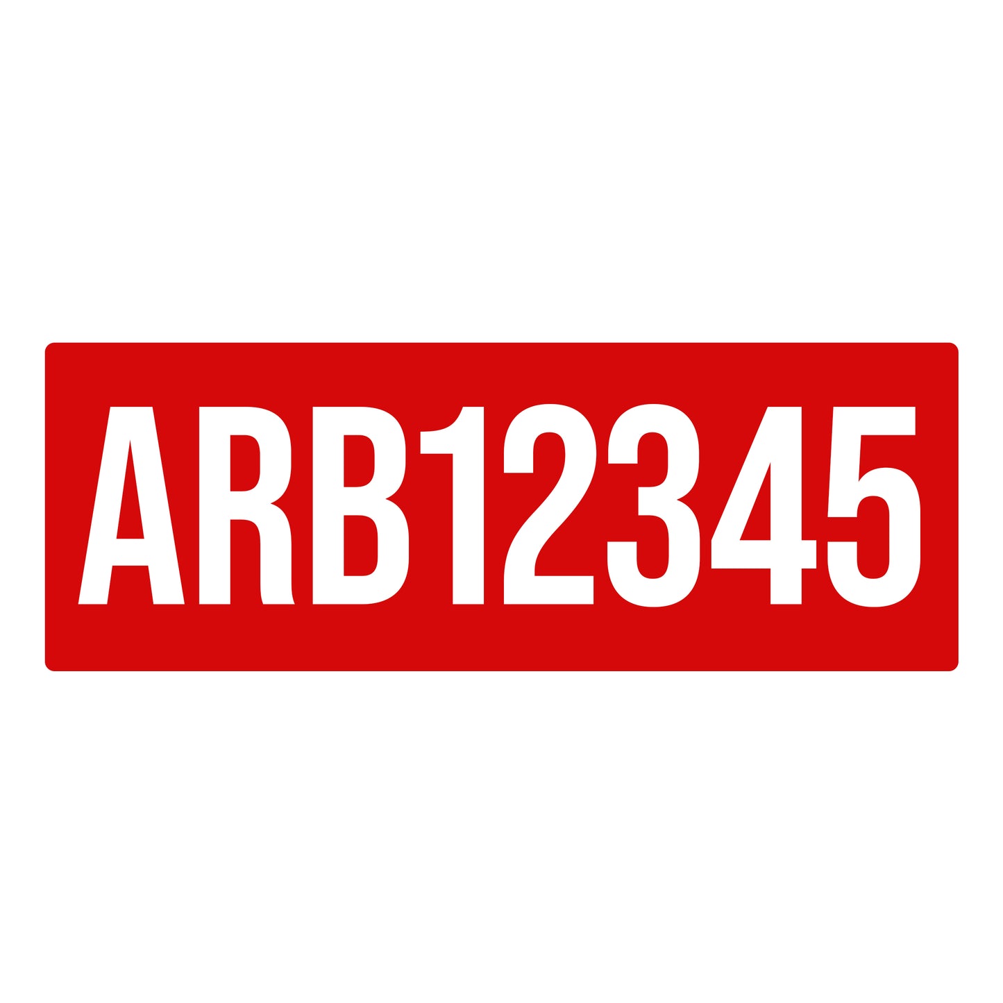 CARB ARB EIN Number Decal Sticker Sign (Set of 2)